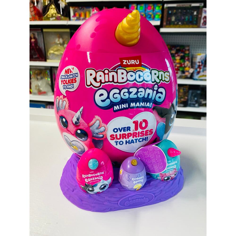 ZURU Rainbocorns Eggzania Mini Mania Surprise Mystery Figure Playset